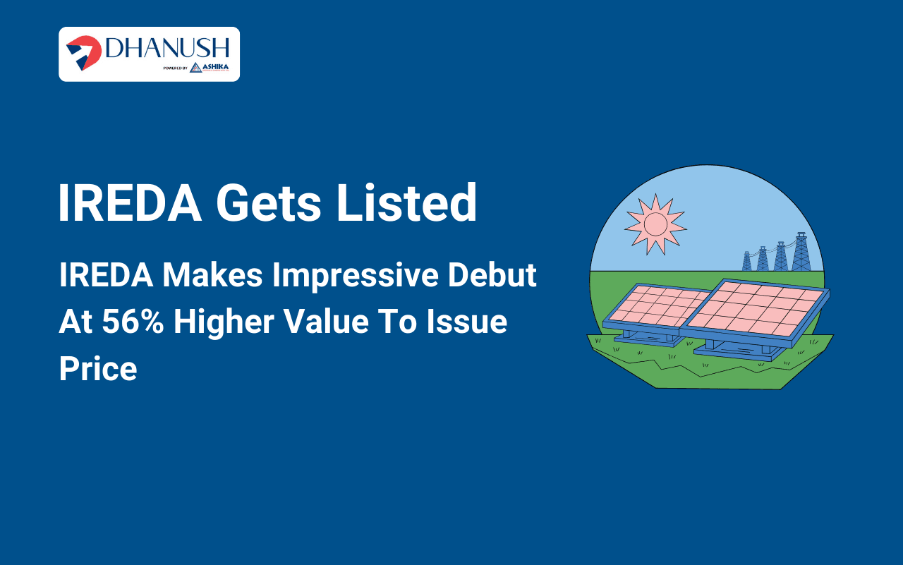 IREDA makes impressive debut, lists at 56% to issue price