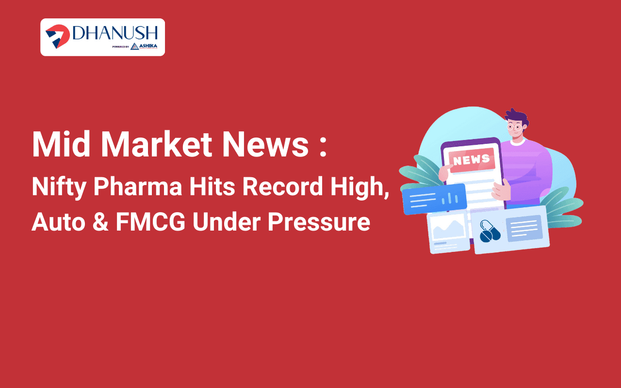 Mid Market News | Nifty & Sensex | Nifty Pharma Hits Record High | 20th November 2023