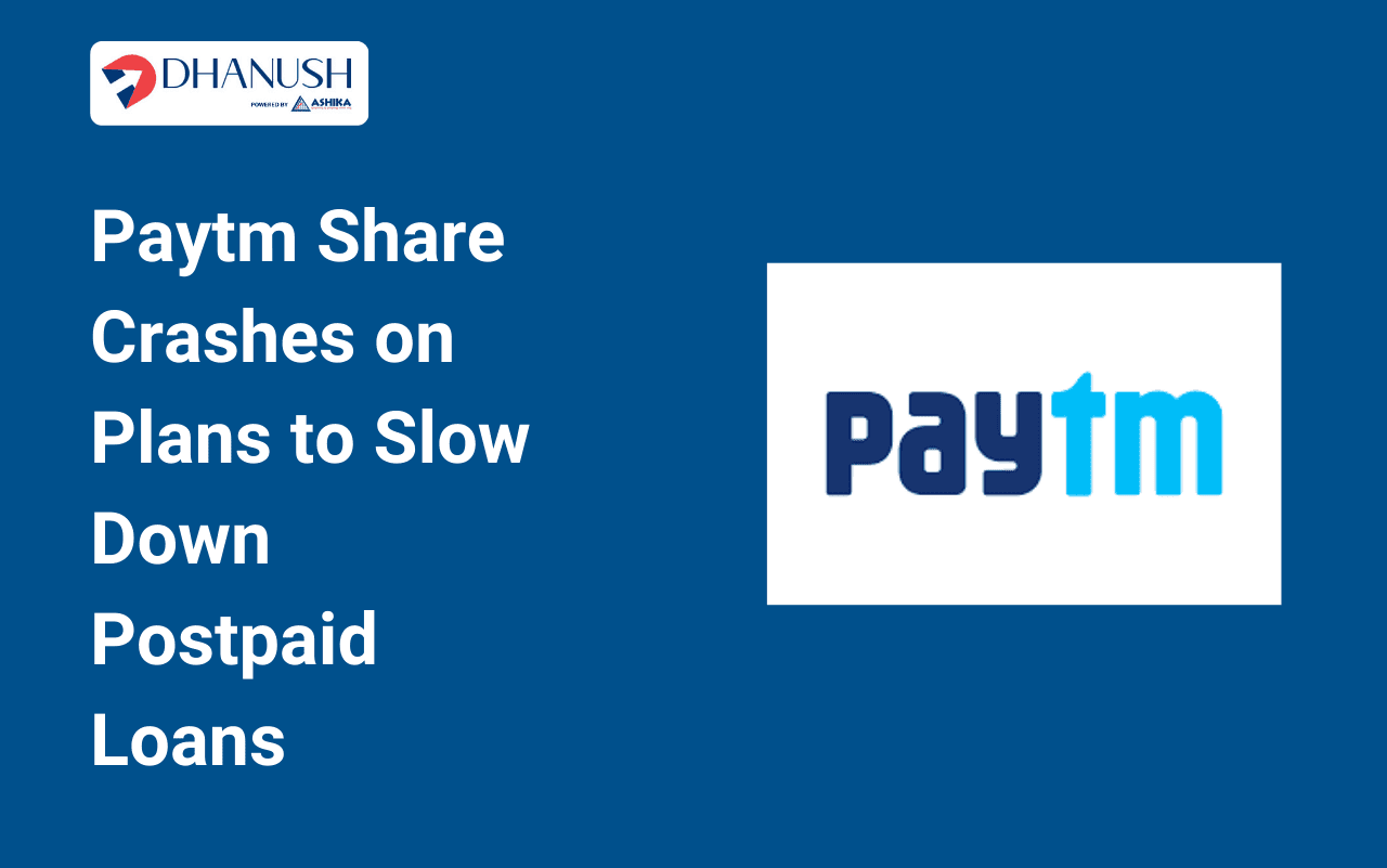 Paytm Share Crashes on Plans to Slow Down Postpaid Loans