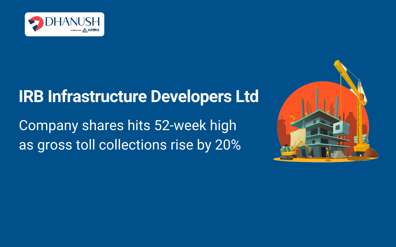 IRB Infra hits 52-week high as gross toll collections rise 20% in Nov