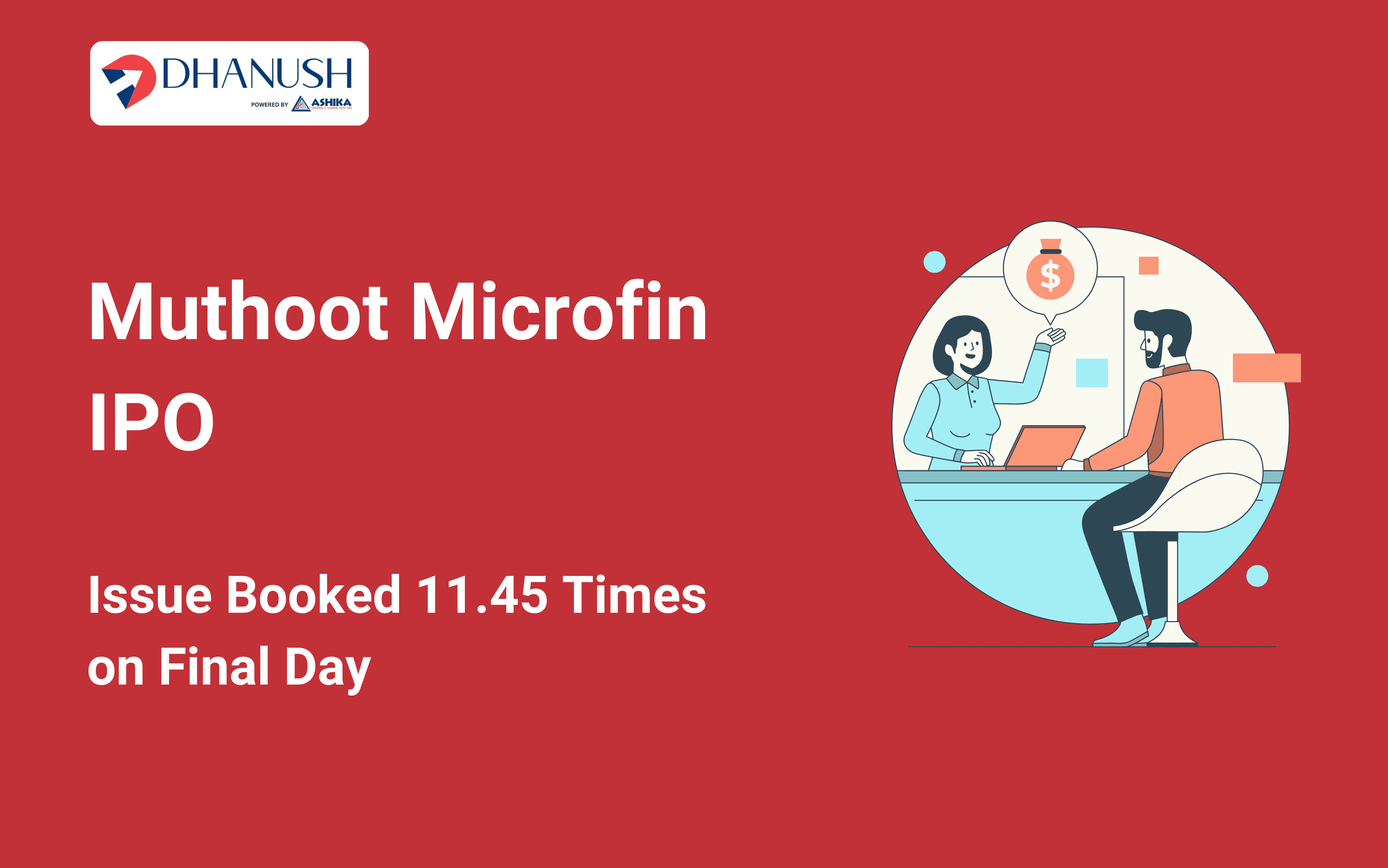 Muthoot Microfin IPO: Issue Booked 11.45 Times on Final Day