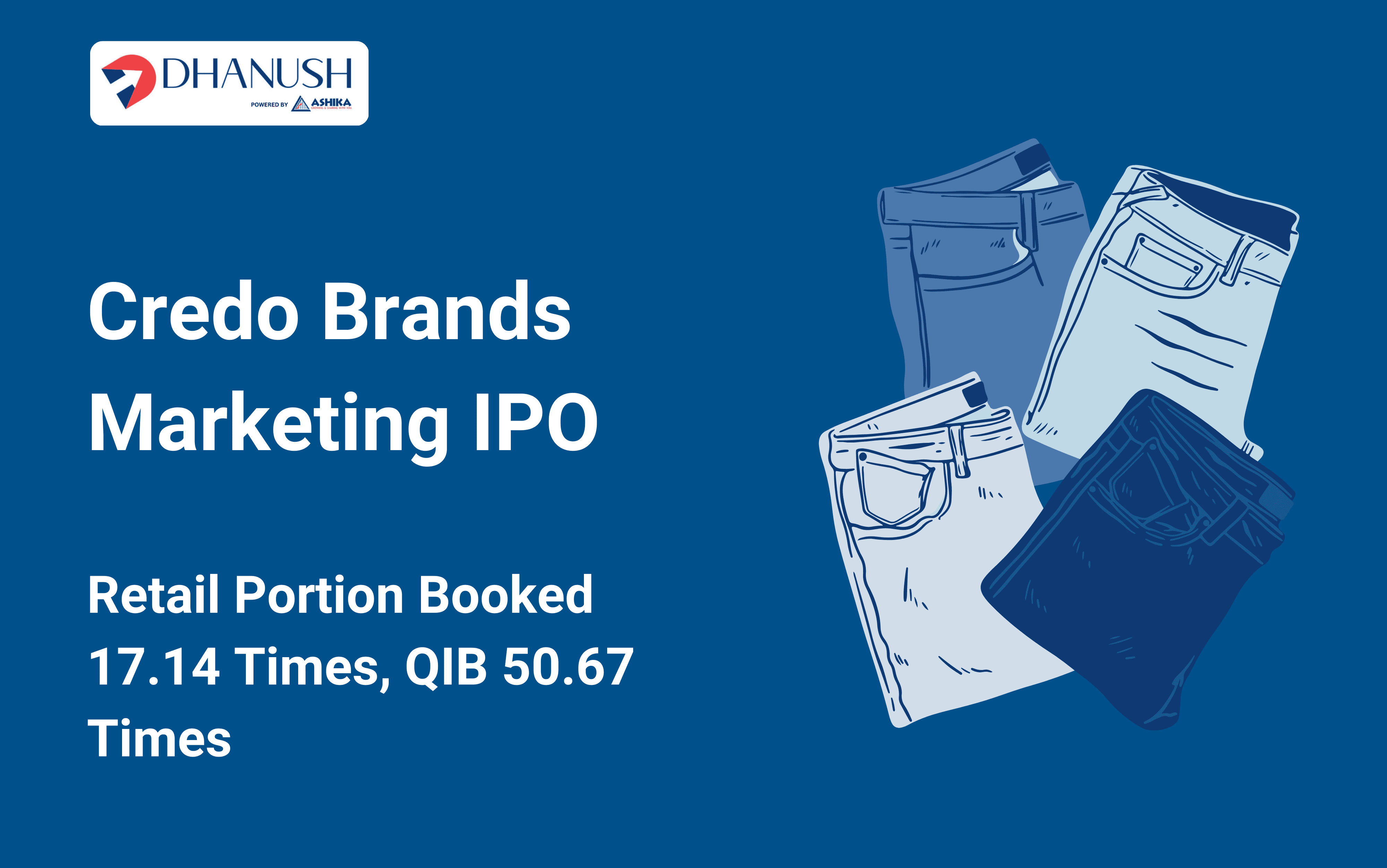 Credo Brands IPO: Retail Portion Booked 17.14 Times, QIB 50.67 Times