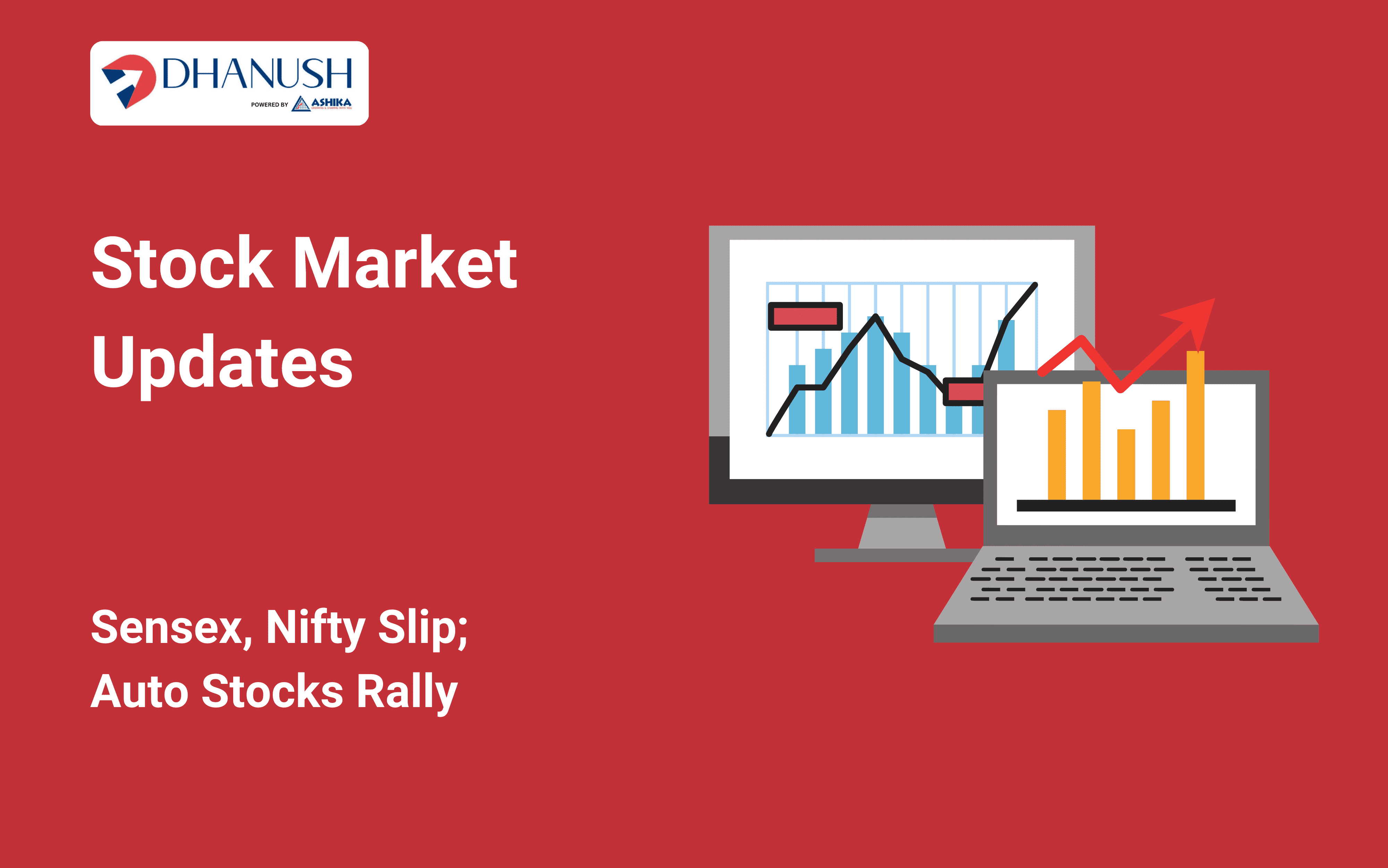 Stock Market Updates: Sensex, Nifty Slip; Auto Stocks Rally
