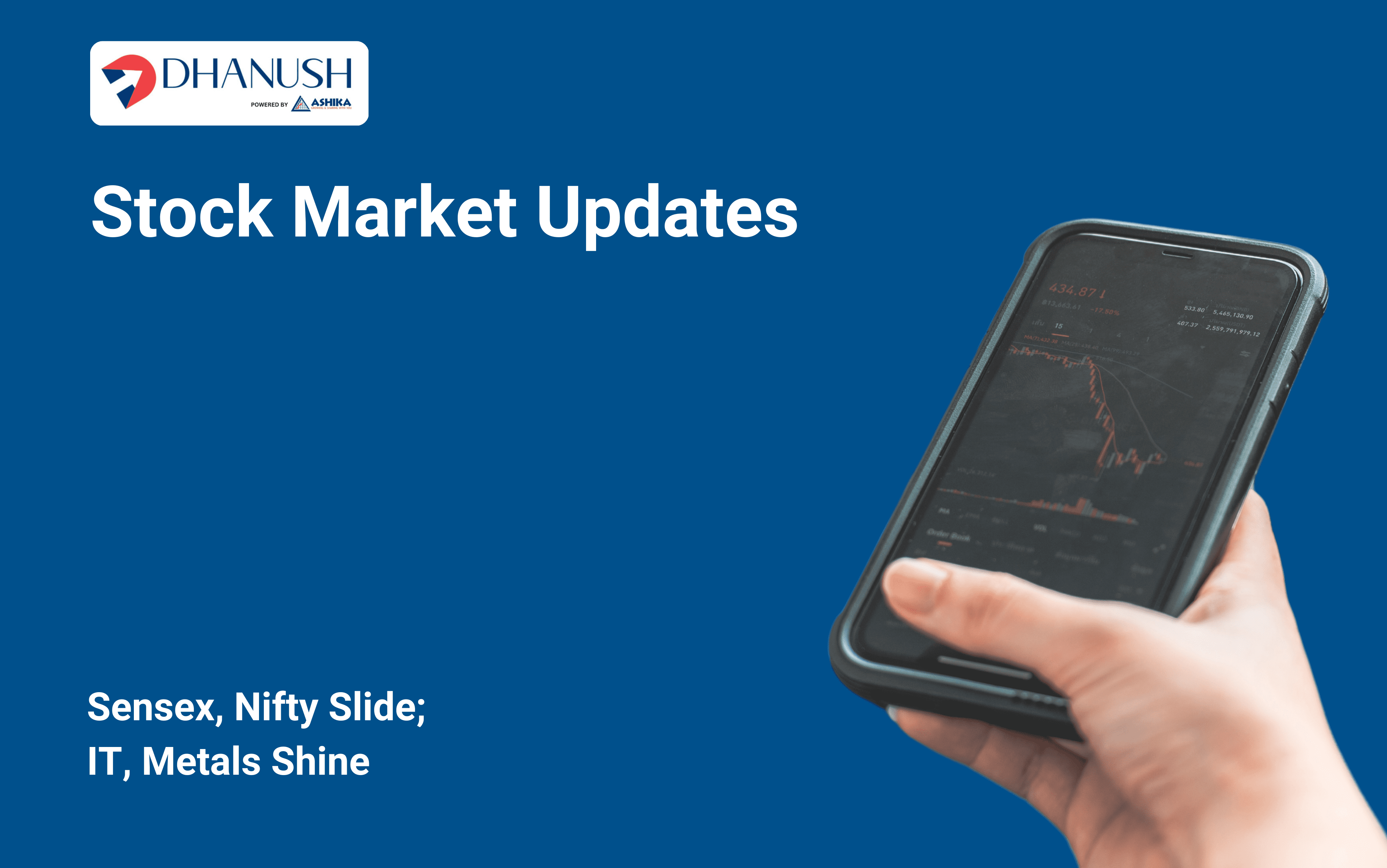 Stock Market Updates: Sensex, Nifty Slide; IT, Metals Shine