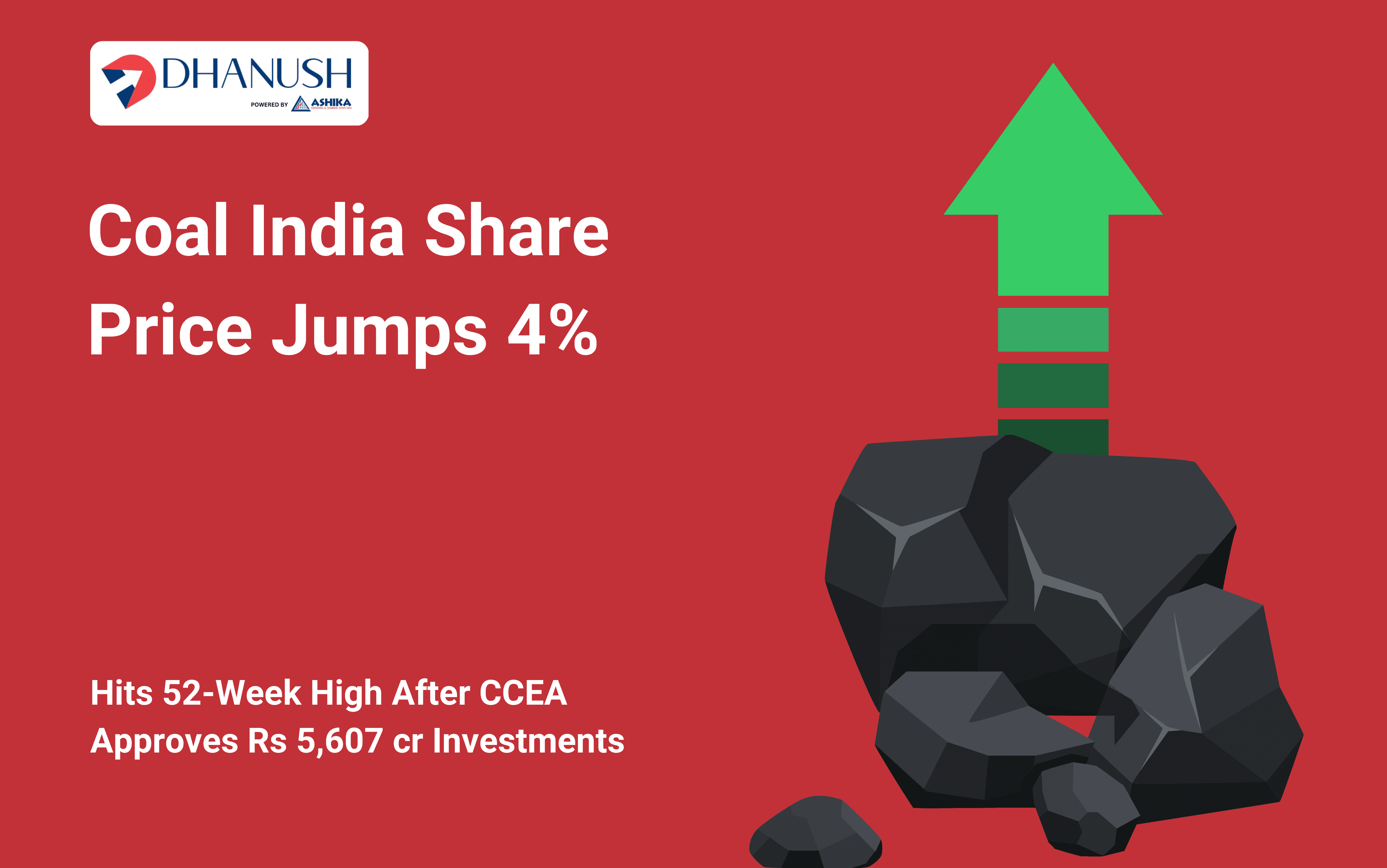 Coal India Share Price Jumps 4%, Hits 52-Week High After CCEA Approves Rs 5,607 cr Investments