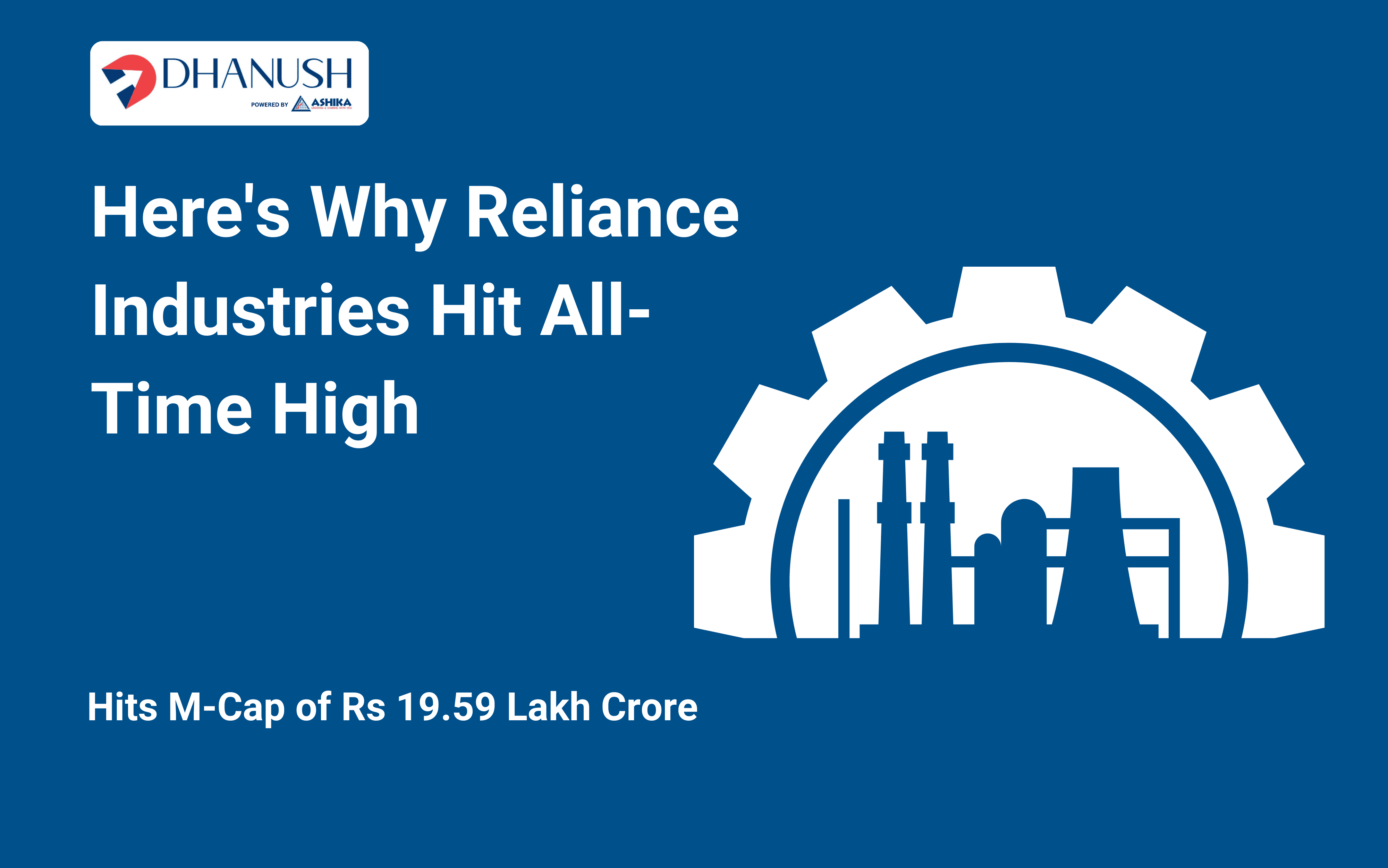 Here's Why Reliance Industries Hit All-Time High, Hits M-Cap of Rs 19.59 Lakh Crore