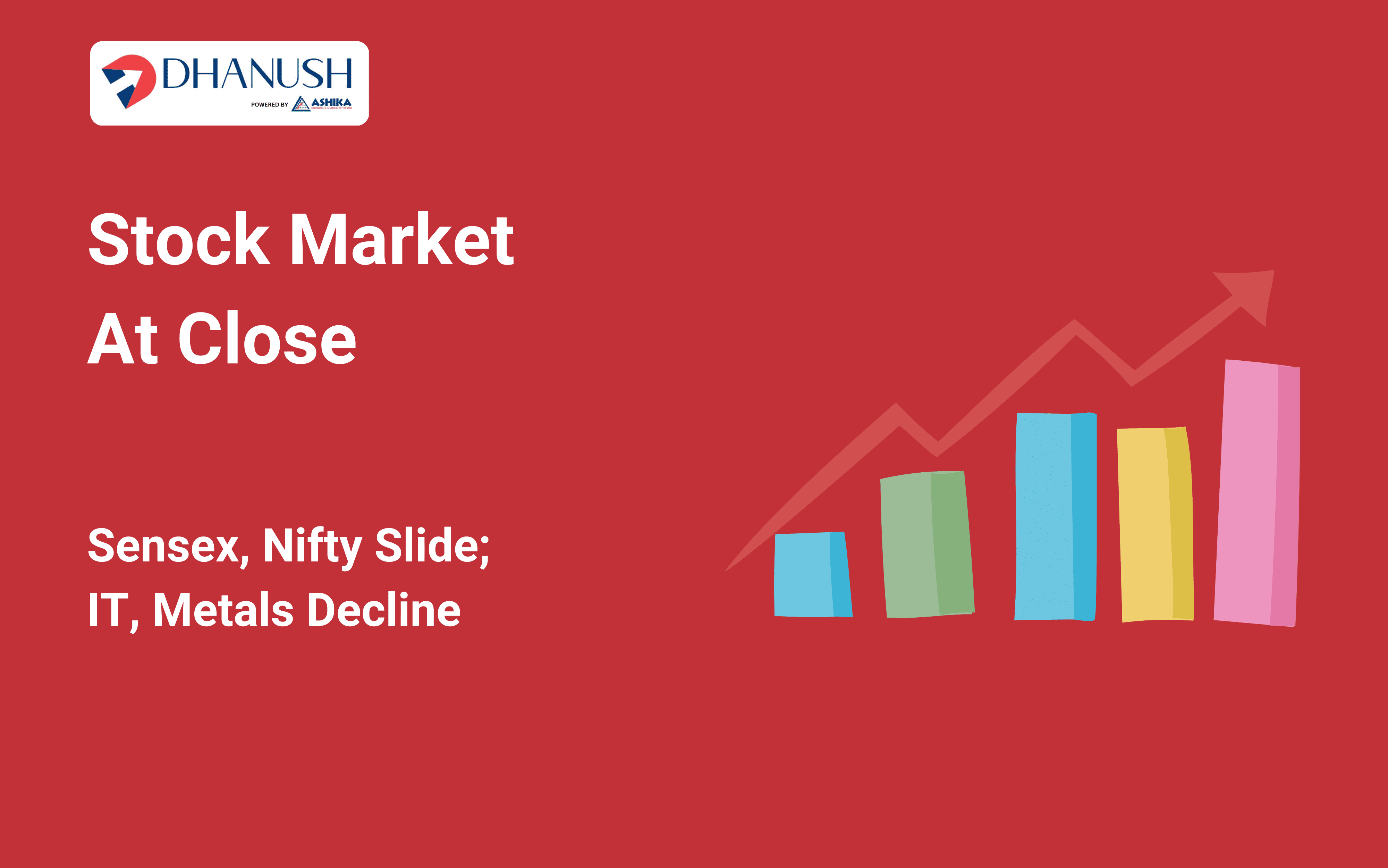 Stock Market At Close: Sensex, Nifty Slide; IT, Metals Decline