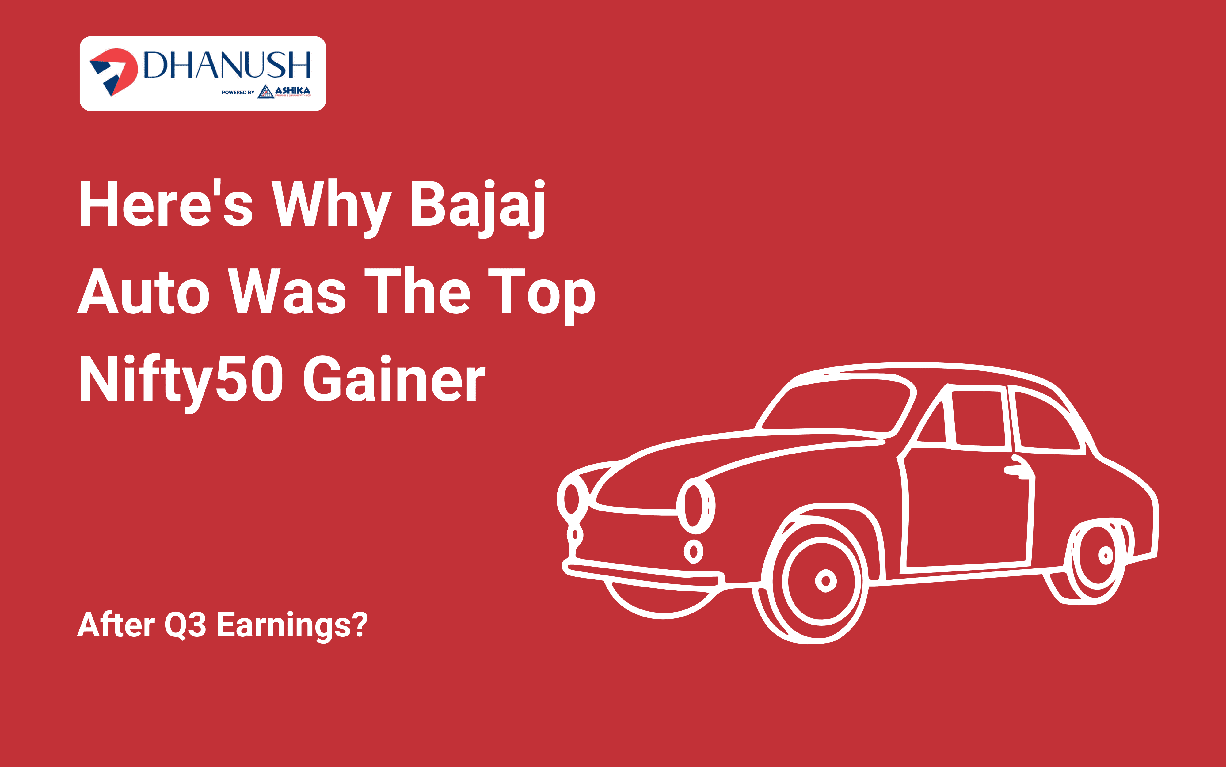 Here's Why Bajaj Auto Was The Top Nifty50 Gainer After Q3 Earnings?