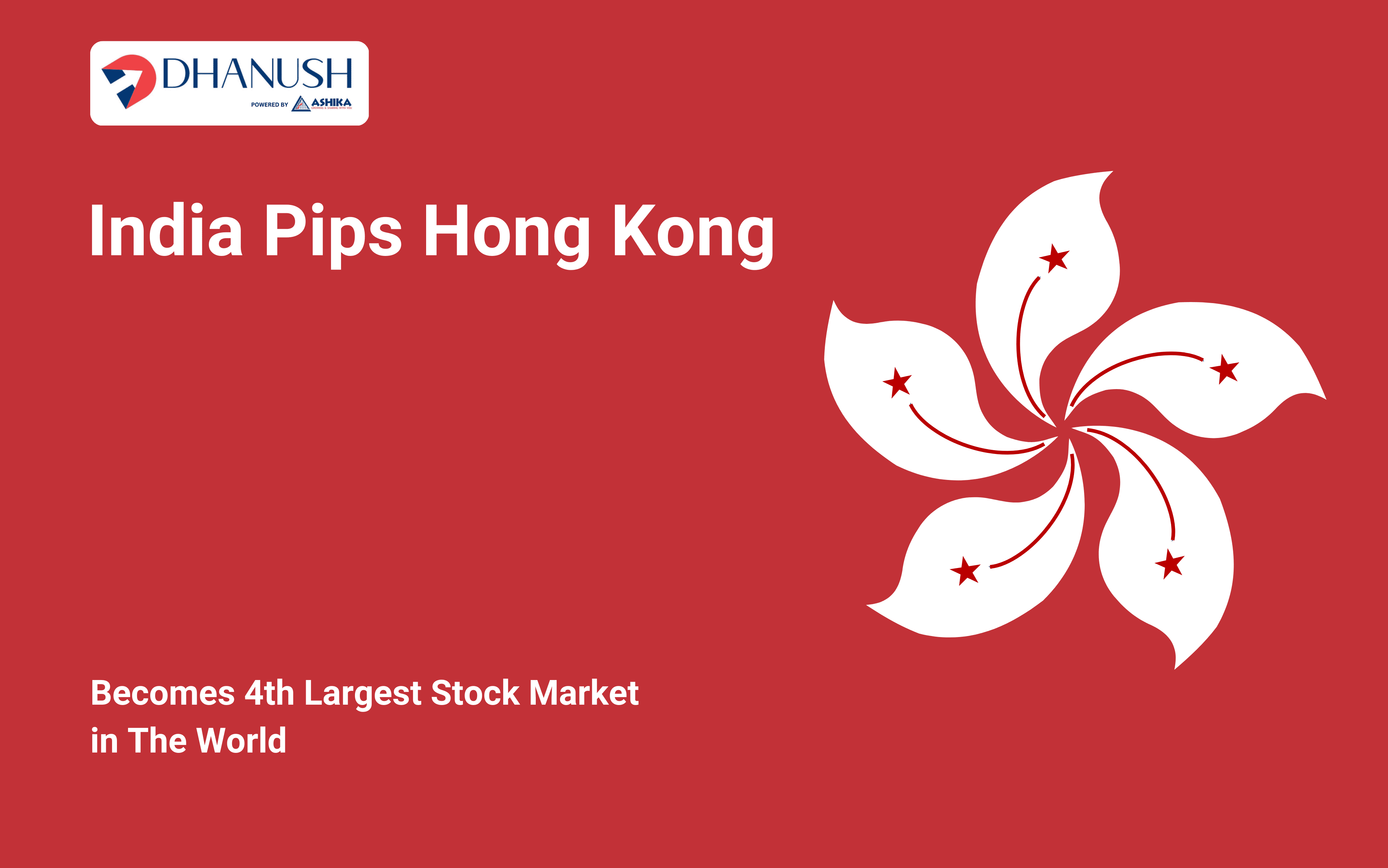 India Pips Hong Kong, Becomes 4th Largest Stock Market in The World