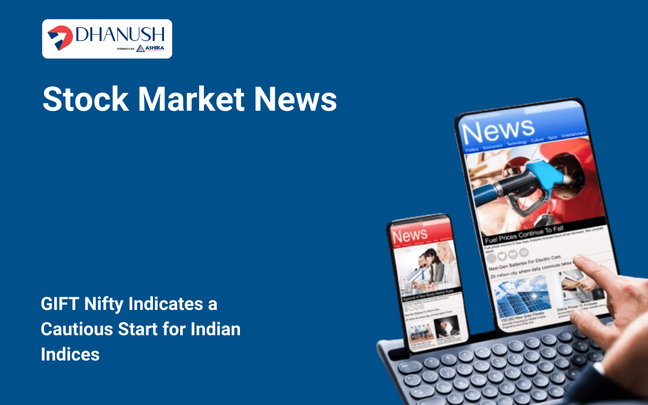 Stock Market News: GIFT Nifty Indicates a Cautious Start for Indian Indices