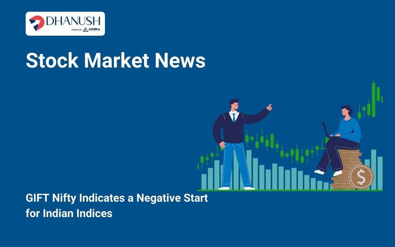 Stock Market News: GIFT Nifty Indicates a Negative Start for Indian Indices