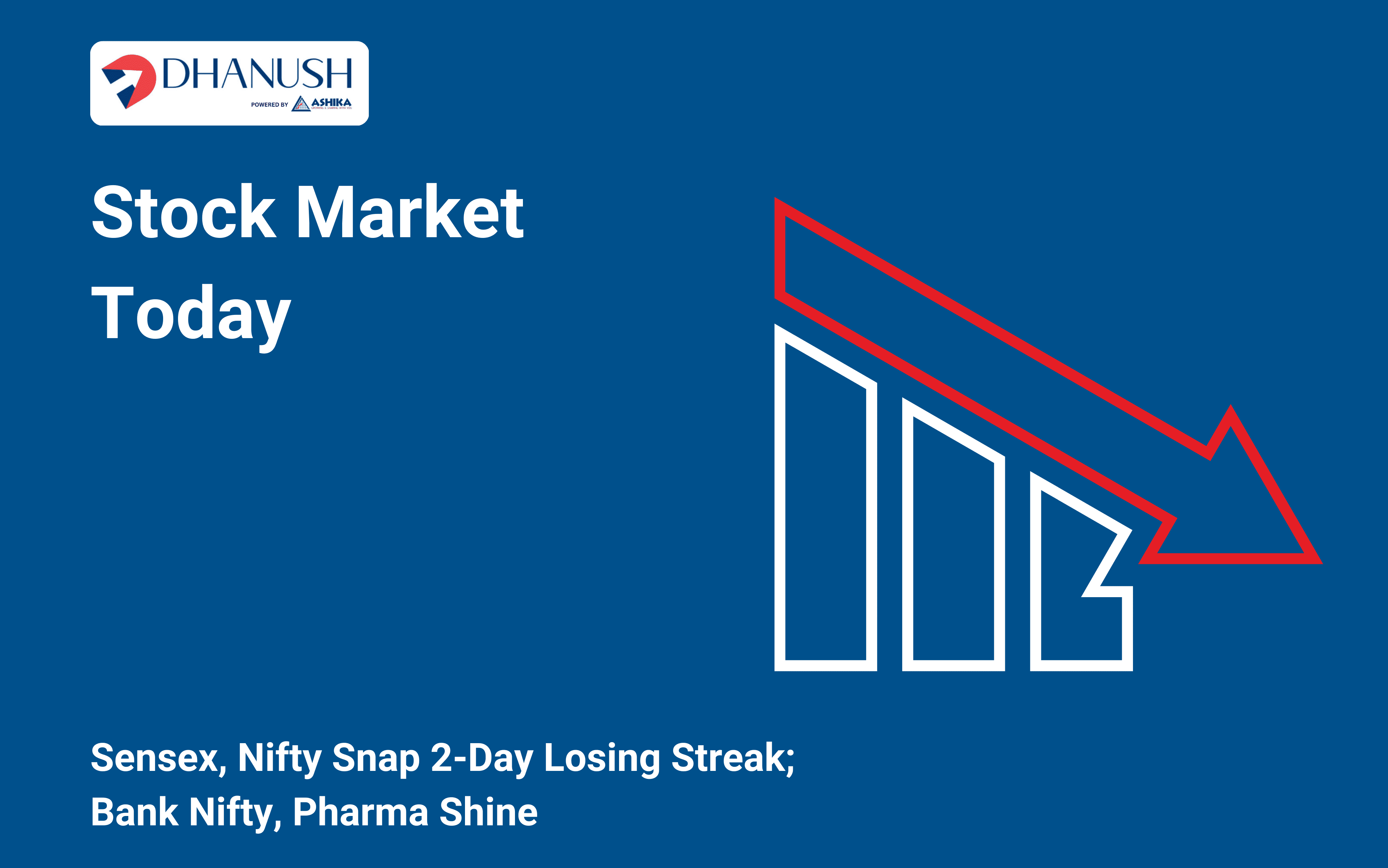 Stock Market Today: Sensex, Nifty Snap 2-Day Losing Streak; Bank Nifty, Pharma Shine