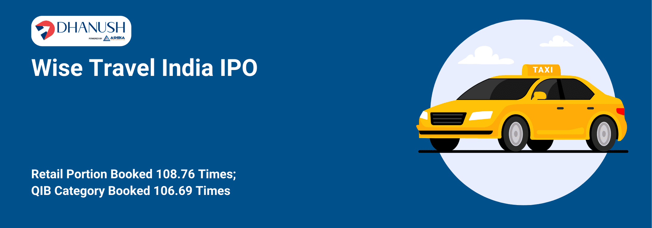 Wise Travel India IPO: Retail Portion Booked 108.76 Times; QIB Category Booked 106.69 Times