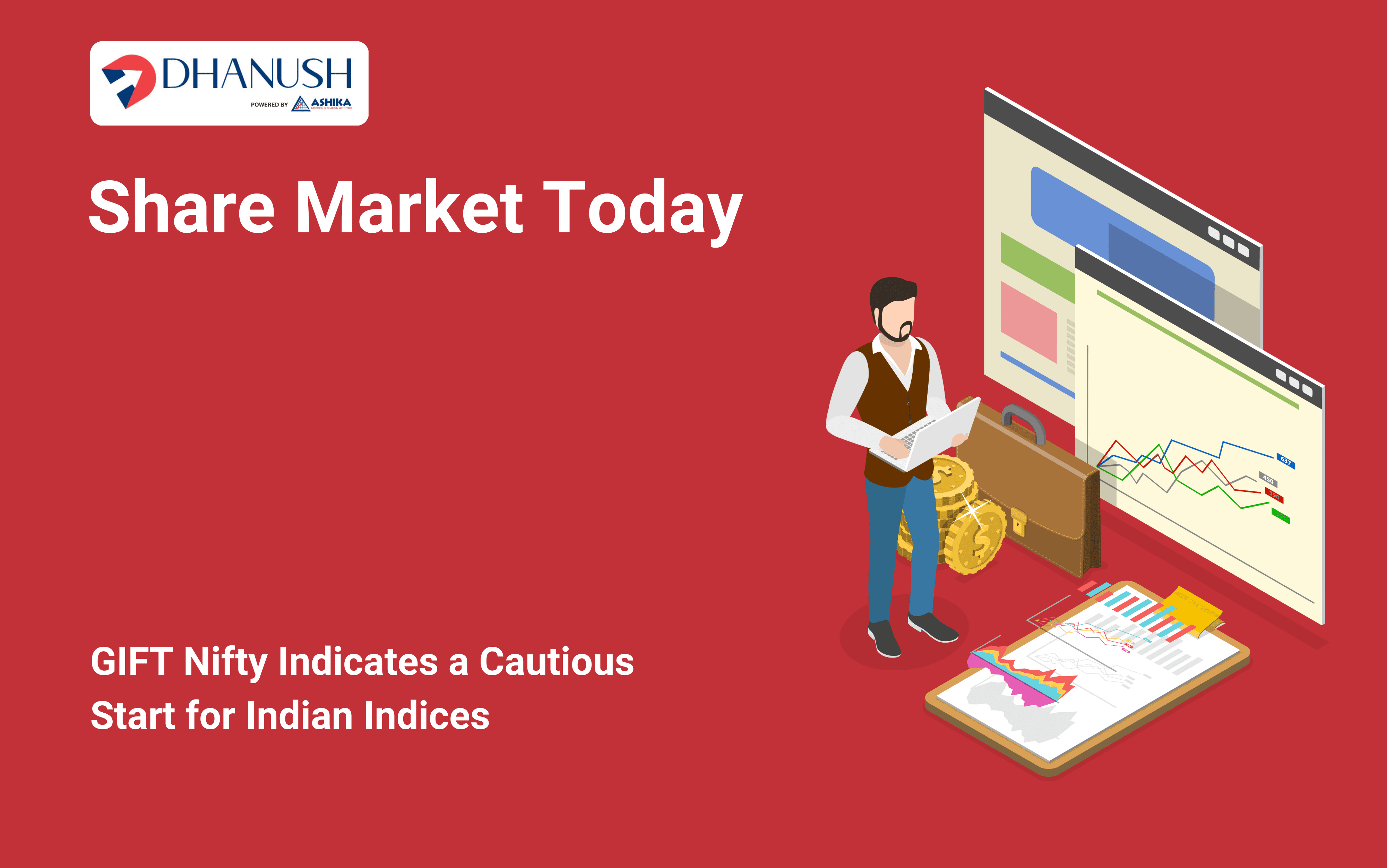 Share Market Today: GIFT Nifty Indicates a Cautious Start for Indian Indices