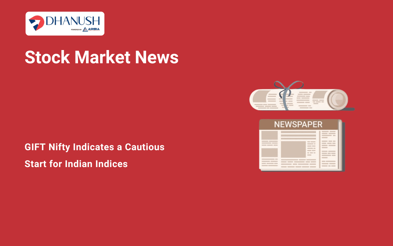 Stock Market News: GIFT Nifty Indicates a Cautious Start for Indian Indices