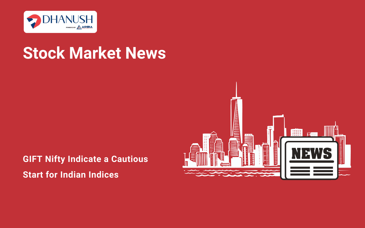 Stock Market News: GIFT Nifty Indicates a Cautious Start for Indian Indices