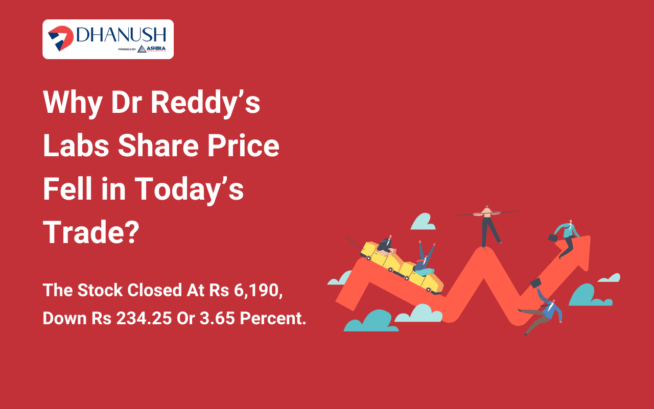Why Dr Reddy's Labs Share Price Fell in Today's Trade?