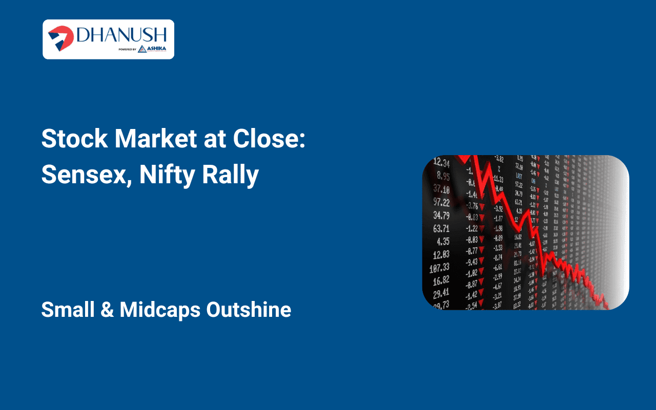 Stock Market at Close: Sensex, Nifty Rally; Small & Midcaps Outshine
