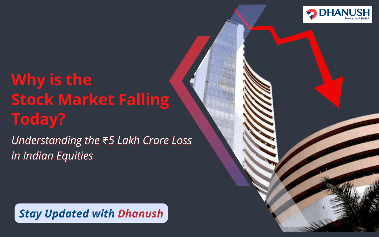 Why Stock Market Is Down Today? Understanding the ₹5 Lakh Crore Loss in Indian Equities