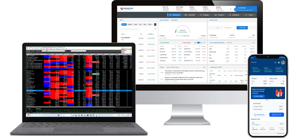 Dhanush trading and investing app by Ashika 